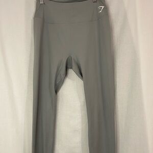 Gray Gymshark 7/8 length high-waisted athletic training leggings Women's Large